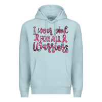 Blue Mist i wear pink for all warriors Premium Hoodie - JahusDesignShop