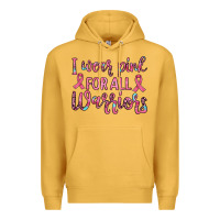 Mustard i wear pink for all warriors Premium Hoodie - JahusDesignShop