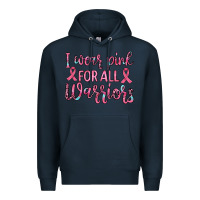 Navy i wear pink for all warriors Premium Hoodie - JahusDesignShop