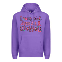 Purple i wear pink for all warriors Premium Hoodie - JahusDesignShop