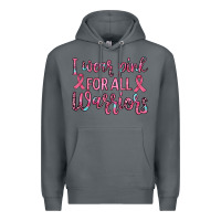 Rock i wear pink for all warriors Premium Hoodie - JahusDesignShop