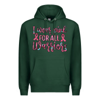 Sports Green i wear pink for all warriors Premium Hoodie - JahusDesignShop