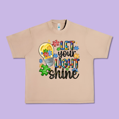 Let Your Light Shine Urban Heavy Tee Designed By Maliassmallbusiness