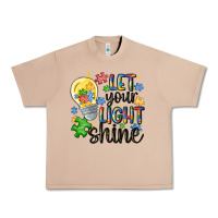 Burro let your light shine Urban Heavy Tee - MaliasSmallBusiness