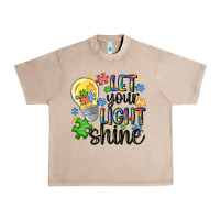 French Oak let your light shine Urban Heavy Tee - MaliasSmallBusiness