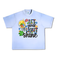 Grape Ice let your light shine Urban Heavy Tee - MaliasSmallBusiness