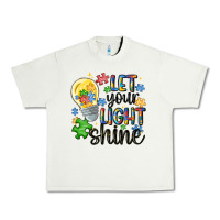 Pistachio let your light shine Urban Heavy Tee - MaliasSmallBusiness
