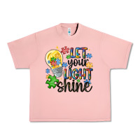 Salmon let your light shine Urban Heavy Tee - MaliasSmallBusiness