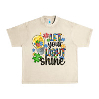 Sandshell let your light shine Urban Heavy Tee - MaliasSmallBusiness