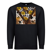 Black western sunflowers and cowhide tumbler tbs Premium Sweatshirt - TumblerDesignByShophia