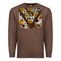 Chestnut western sunflowers and cowhide tumbler tbs Premium Sweatshirt - TumblerDesignByShophia