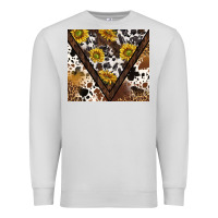 Dove Grey western sunflowers and cowhide tumbler tbs Premium Sweatshirt - TumblerDesignByShophia