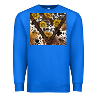 True Royal western sunflowers and cowhide tumbler tbs Premium Sweatshirt - TumblerDesignByShophia