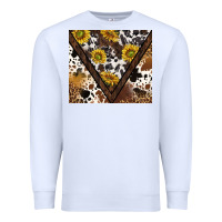 White western sunflowers and cowhide tumbler tbs Premium Sweatshirt - TumblerDesignByShophia
