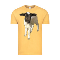 Vintage Mustard dorper baby sheep Vintage Tee - LillyAllenDesigns