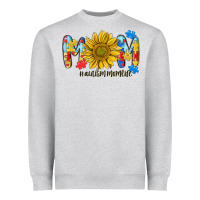 Autism Mom Life Sunflower Heavyweight Sweatshirt | Teevron