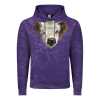Cloud Purple white calf scottish Vintage Hoodie - BarkalooDesign
