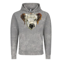 Cloud Rock white calf scottish Vintage Hoodie - BarkalooDesign