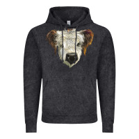 Vintage Black white calf scottish Vintage Hoodie - BarkalooDesign