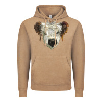 Vintage Coffee white calf scottish Vintage Hoodie - BarkalooDesign