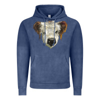 Vintage Denim white calf scottish Vintage Hoodie - BarkalooDesign