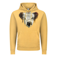 Vintage Mustard white calf scottish Vintage Hoodie - BarkalooDesign