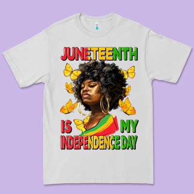 Juneteenth Is My Independence Day Premium Tee Designed By Hra Design Shop