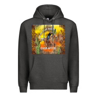 Charcoal Heather and she lived happily ever after Premium Hoodie - TumblerDesignByShophia