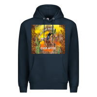 Navy and she lived happily ever after Premium Hoodie - TumblerDesignByShophia