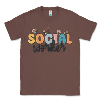 Chestnut social worker Classic Tee - MaliasSmallBusiness