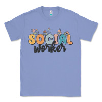 Colony Blue social worker Classic Tee - MaliasSmallBusiness