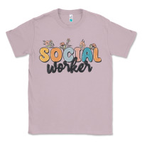 Lilac social worker Classic Tee - MaliasSmallBusiness