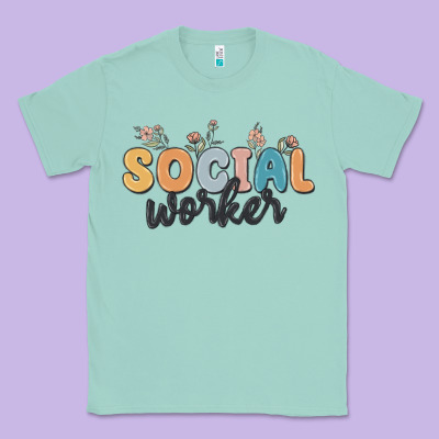Social Worker Classic Tee Designed By Maliassmallbusiness