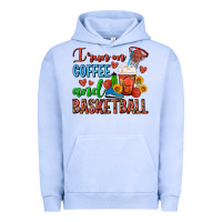 Pigment Grape Ice I Run On Coffee And Basketball Frappe Urban Hoodie - FaDigitalArtStudio
