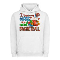 Pigment Lunar Rock I Run On Coffee And Basketball Frappe Urban Hoodie - FaDigitalArtStudio