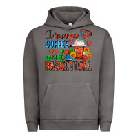 Pigment Tornado I Run On Coffee And Basketball Frappe Urban Hoodie - FaDigitalArtStudio