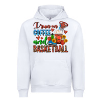 White I Run On Coffee And Basketball Frappe Urban Hoodie - FaDigitalArtStudio