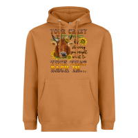 Meerkat Your crazy is showing Heavyweight Hoodie - NancyCooperArtShop