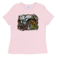 Bubblegum Pink texas Ladies Tee - SublimationCraftShop