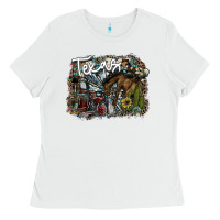 White texas Ladies Tee - SublimationCraftShop