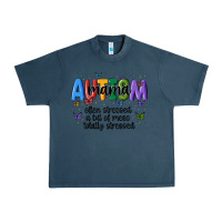 Midnight Navy autism mama Urban Heavy Tee - MaliasSmallBusiness