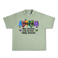 Oil Green autism mama Urban Heavy Tee - MaliasSmallBusiness
