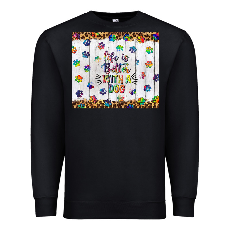 Life Is Better With A Dog Tumbler Tbs Premium Sweatshirt by TumblerDesignByShophia | Teevron