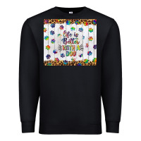 Black life is better with a dog tumbler tbs Premium Sweatshirt - TumblerDesignByShophia