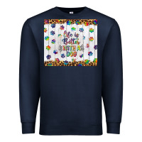 Navy life is better with a dog tumbler tbs Premium Sweatshirt - TumblerDesignByShophia