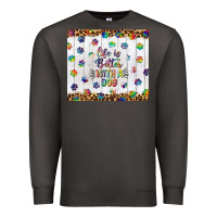 Smoke life is better with a dog tumbler tbs Premium Sweatshirt - TumblerDesignByShophia