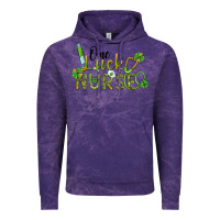 Cloud Purple one lucky nurse Vintage Hoodie - BarkalooDesign