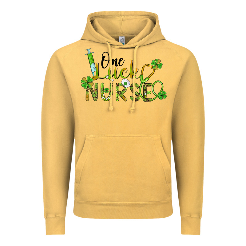 One Lucky Nurse Vintage Hoodie by BarkalooDesign | Teevron