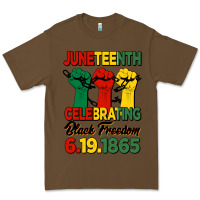 Cacao juneteenth celebrating black freedom Premium Tee - HRA Design Shop