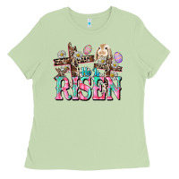 Matcha He is risen Easter Day Ladies Tee - CowGirlArtShop